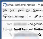 Email Removal Notice Scam