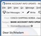 Cosco Shipping Bank Email Virus