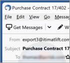 Purchase Contract Email Scam