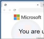 You are using an older version of Edge POP-UP Scam