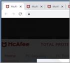 McAfee: SECURITY ALERT POP-UP Scam