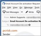 Closing Of Email Address Notice ! Email Scam