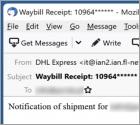 Notification Of DHL Shipment Email Scam