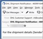 DHL Shipment Details Email Scam