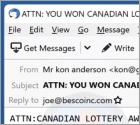 CANADIAN LOTTERY Email Scam