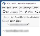 A Law Case Filed Against Your Company Email Scam