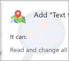 Text to Google Maps Adware