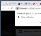 Defender-pro-2022.xyz Ads
