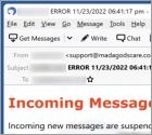 Incoming Messages ERROR Notification Email Scam