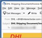 DHL Shipping Document/Invoice Receipt Email Scam