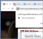 Mypcdefenderplus.site Ads