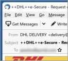 DHL - A Parcel Was Sent To You Email Scam