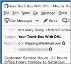 Trunk Box Delivery Email Scam