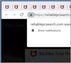 Reliablepcsearch.com Ads