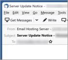 Server Update Notice Email Scam
