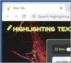 Highlighting Text Browser Hijacker
