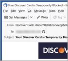 Discover Card Payment On Hold Email Scam