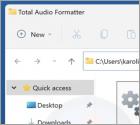 Total Audio Formatter Unwanted Application