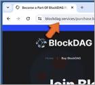 Crypto Drainer Impersonating the BlockDAG Website