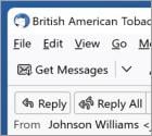 British American Tobacco Company Promotion Email Scam