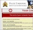 Police Cybercrime Investigation Virus