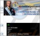 Svensk National Bureau of Investigation Virus