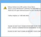 'Debug malware error 895-system32.exe failure' Error
