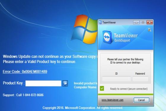 Screen Locking Tech Support Scams