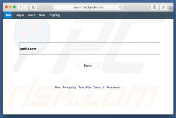 Search.friendlysocket.com Redirect (Mac)