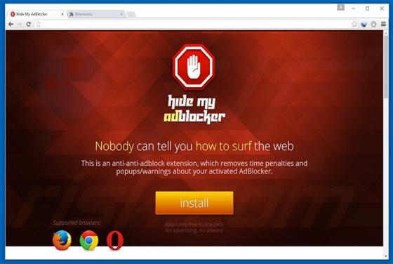 Ads by Hide My AdBlocker