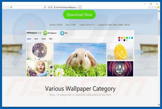 HDWallpaper Adware