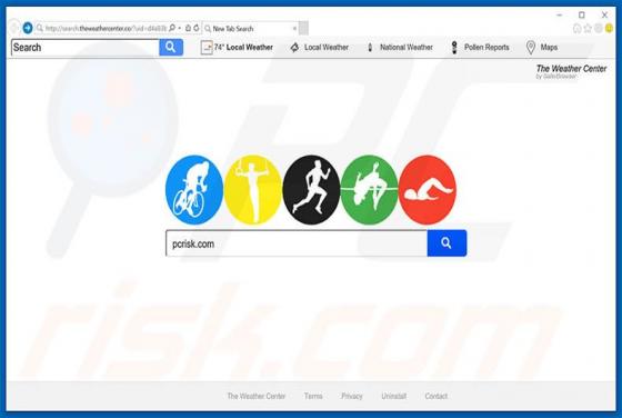 Search.theweathercenter.co Redirect