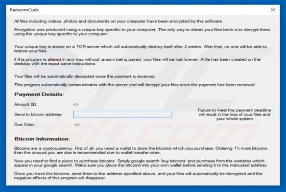 RansomCuck Ransomware