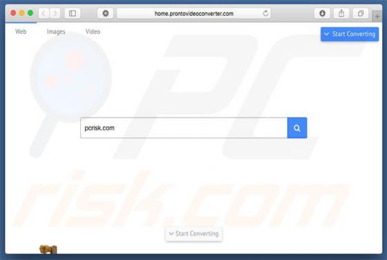 Home.prontovideoconverter.com Redirect (Mac)