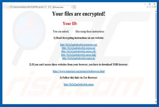 Princess Ransomware