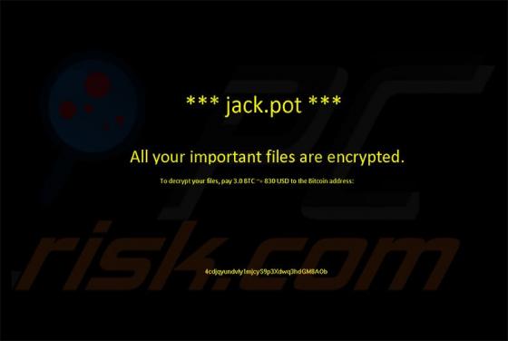 Jack.pot Ransomware