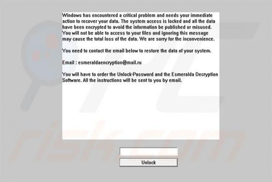 Esmeralda Ransomware