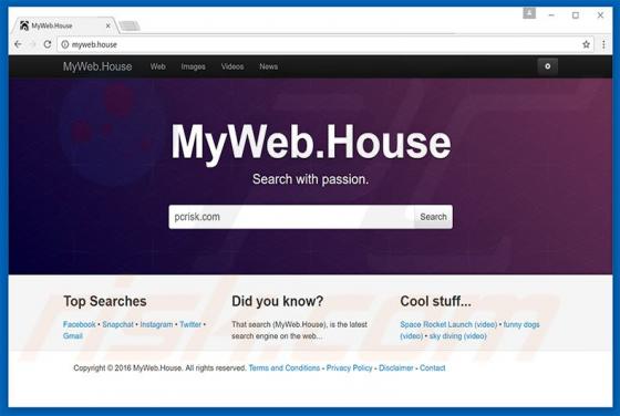 Myweb.house Redirect