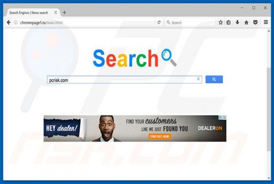 Chromepage1.ru Redirect
