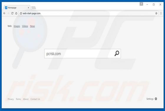 Web-start-page.com Redirect