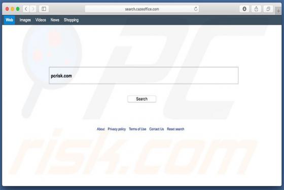 Search.cazeoffice.com Redirect (Mac)