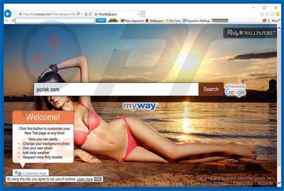 FlirtyWallpaper Toolbar