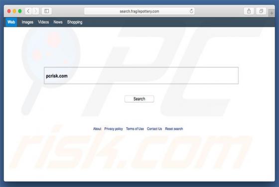 Search.fragilepottery.com Redirect (Mac)