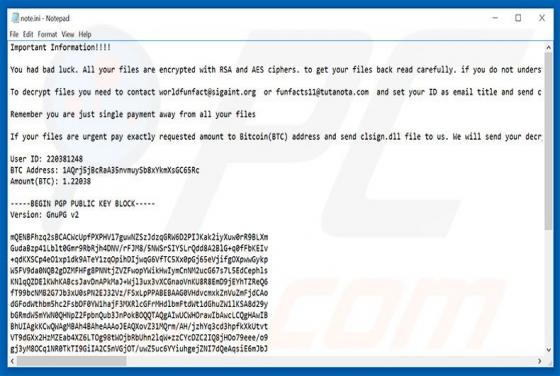Funfact Ransomware