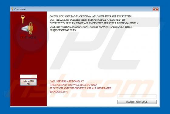 Cryptorium Ransomware