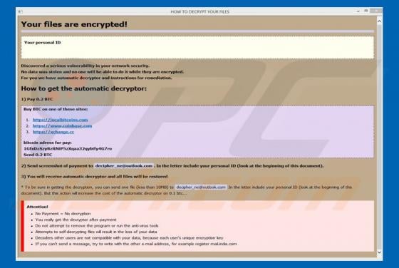 CryptoConsole Ransomware