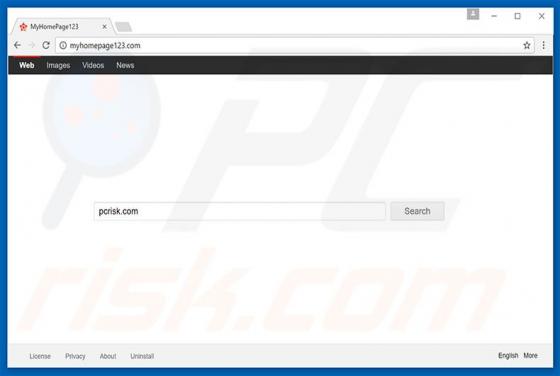 Myhomepage123.com Redirect