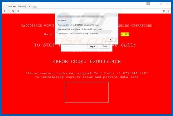 Your Hard Drive Will Be Deleted Scam