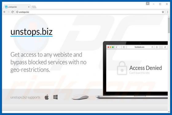 Unstops.biz Adware