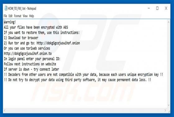 Crptxxx Ransomware